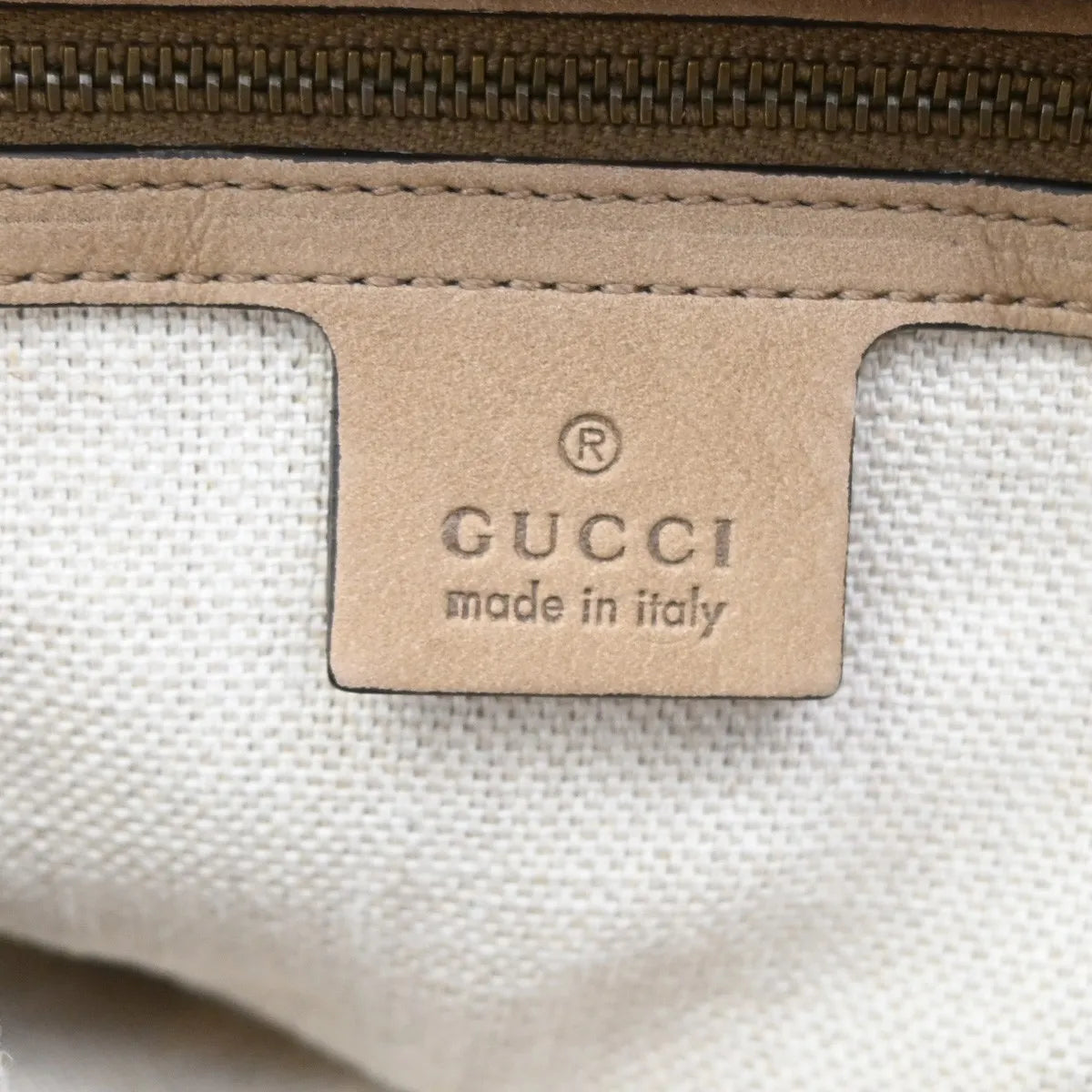Gucci Twice Satchel Nubuck With Python Brown Suede Handbag (Pre-Owned)