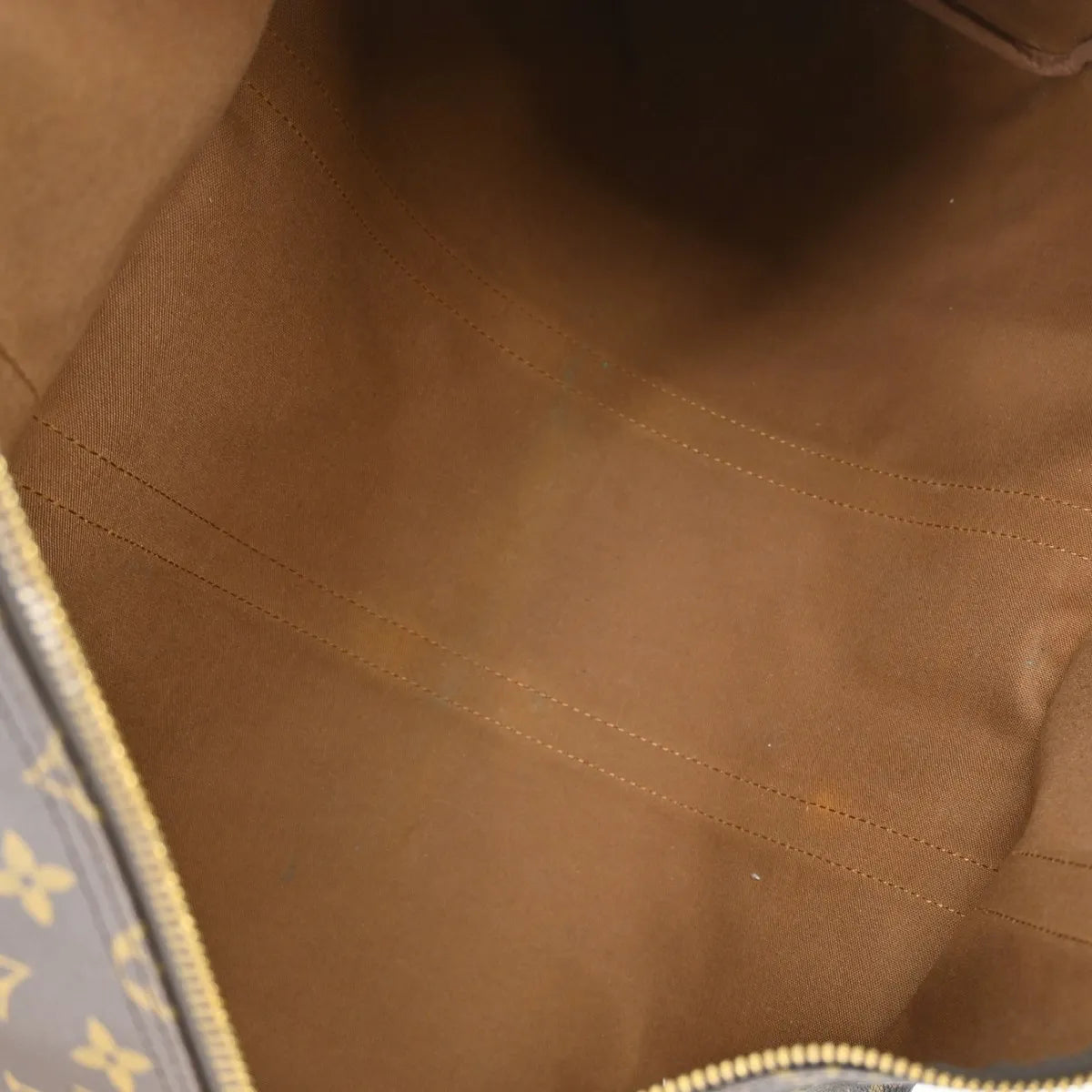 Louis Vuitton Keepall Bag Monogram Canvas Brown Canvas Travel Bag Bag (Pre-Owned)