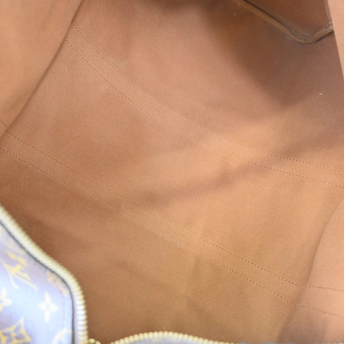 Louis Vuitton Keepall Bag Monogram Canvas Brown Canvas Travel Bag Bag (Pre-Owned)