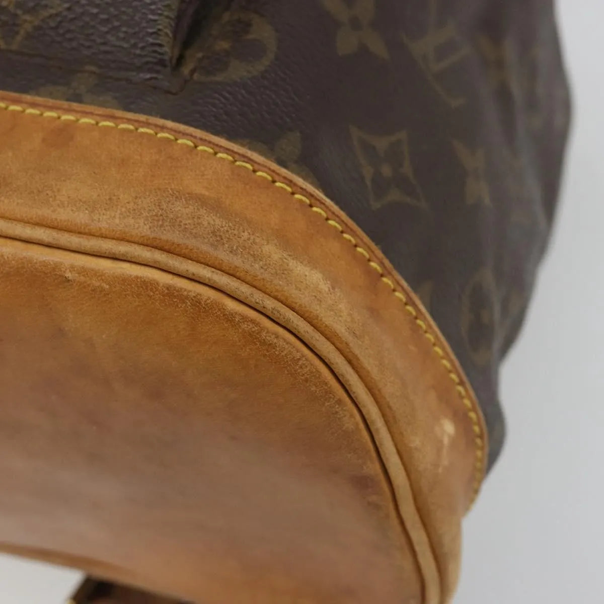 Louis Vuitton Vintage Montsouris Monogram Canvas Brown Canvas Backpack Bag (Pre-Owned)