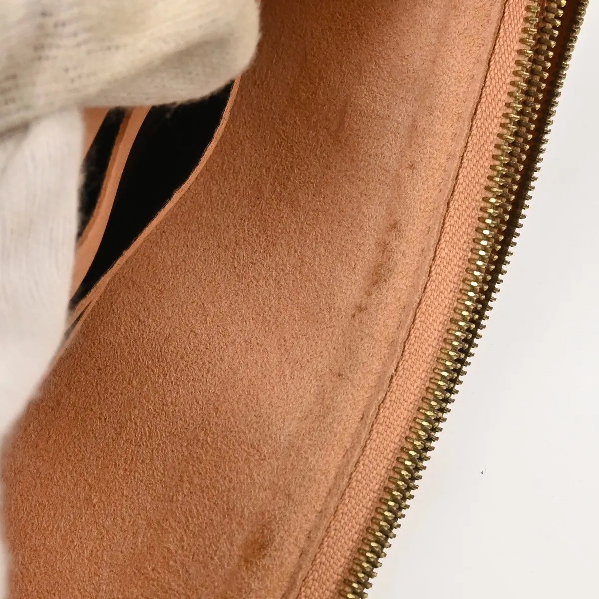 Louis Vuitton Double Zip Pochette Damier Ebene Brown Canvas Clutche & Pouche Bag (Pre-Owned)