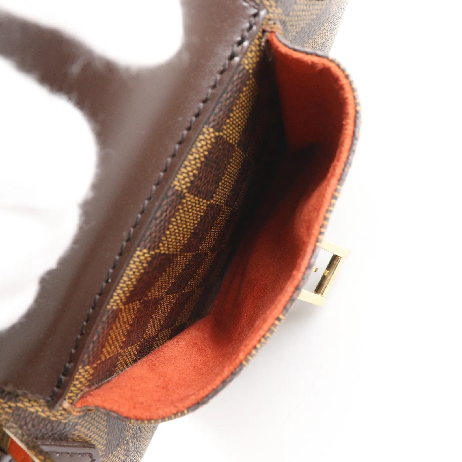 Louis Vuitton Manosque Damier Ebene Brown Canvas Tote Bag Bag (Pre-Owned)