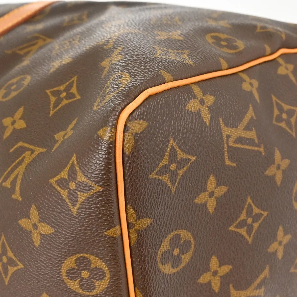Louis Vuitton Keepall Bag Monogram Canvas Brown Canvas Travel Bag Bag (Pre-Owned)