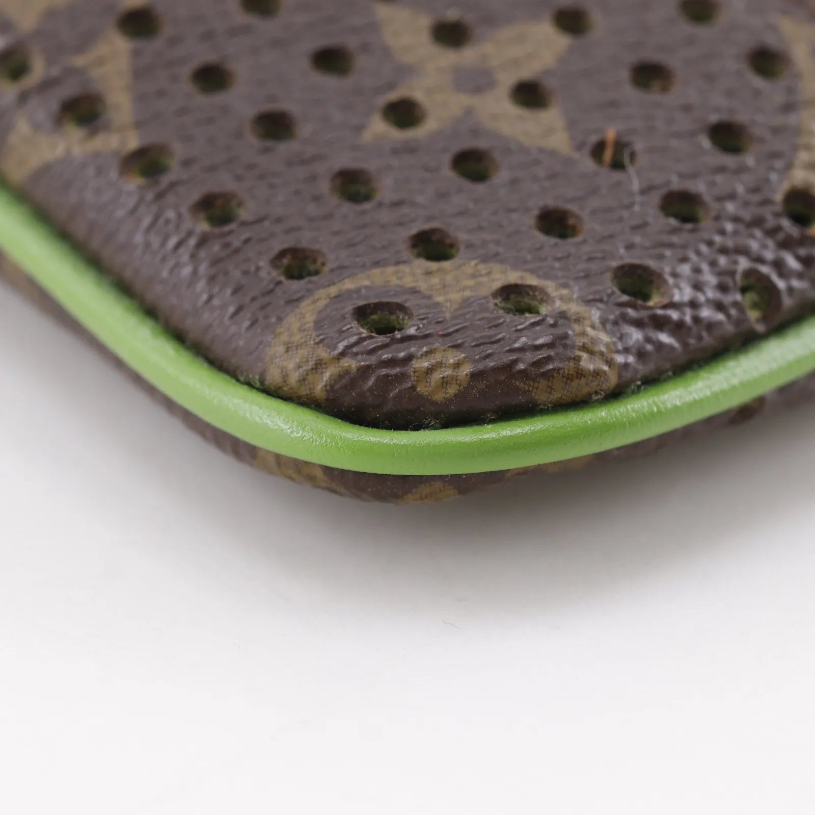 Louis Vuitton Pochette Plate Perforated Monogram Canvas Brown Canvas Clutche & Pouche Bag (Pre-Owned)