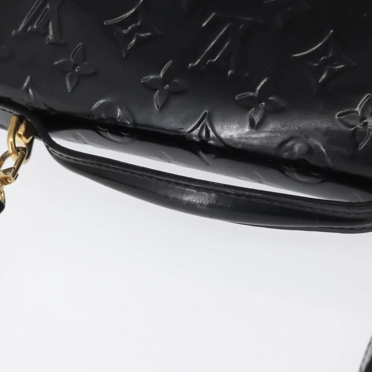 Louis Vuitton Mirada Monogram Vernis Black Patent_Leather Handbag (Pre-Owned)