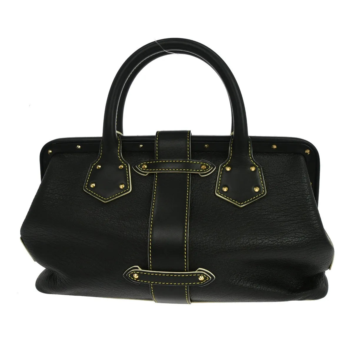 Louis Vuitton Suhali L'ingenieux Leather Black Leather Handbag (Pre-Owned)