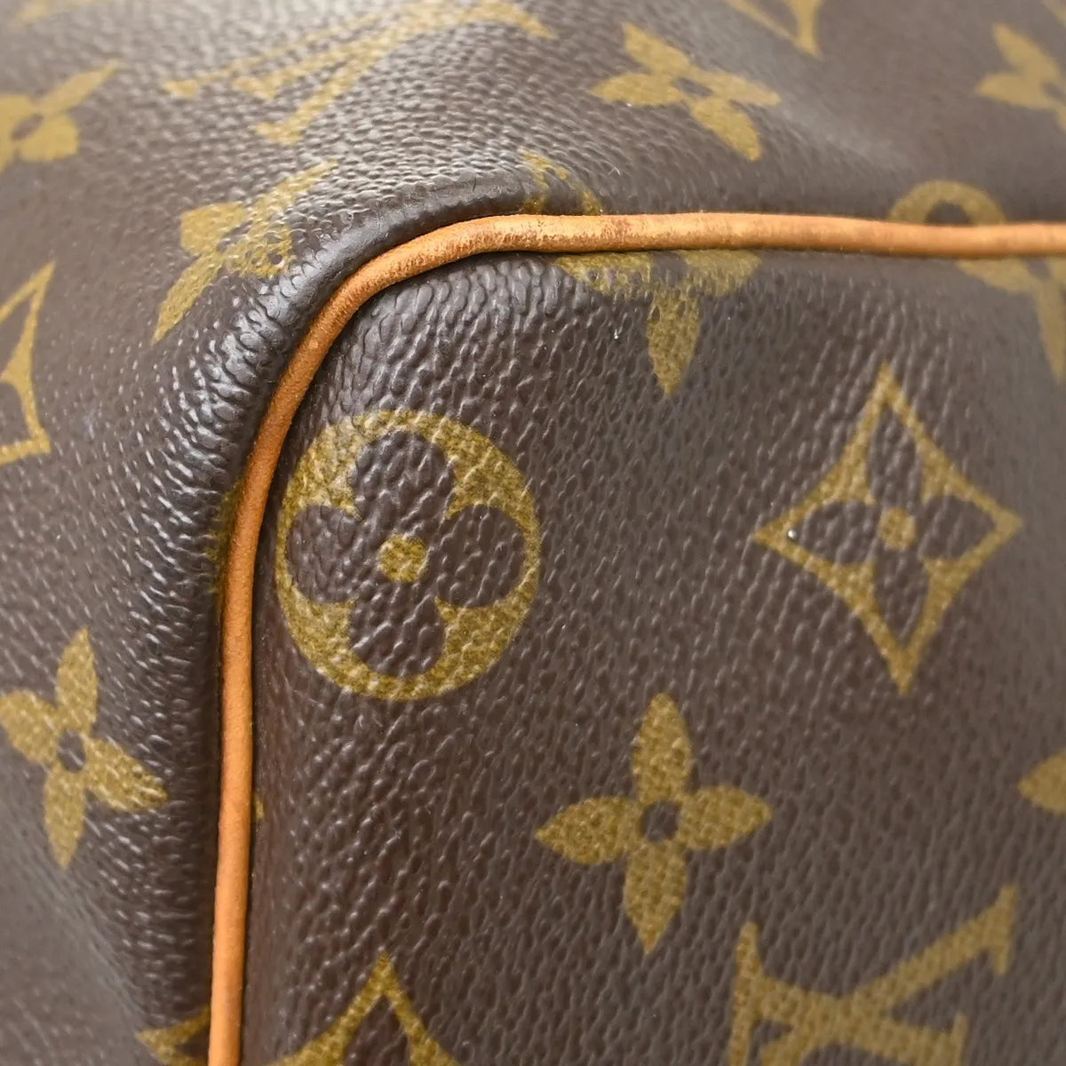 Louis Vuitton Keepall Bag Monogram Canvas Brown Canvas Travel Bag Bag (Pre-Owned)