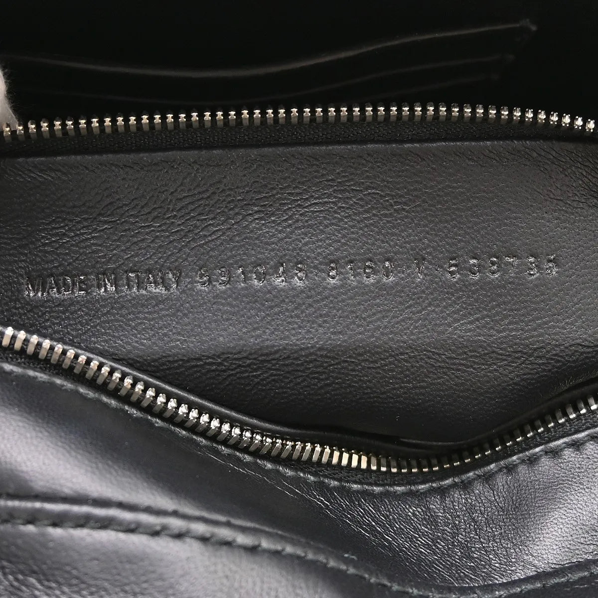 Balenciaga Triangle Leather Silver Leather Handbag (Pre-Owned)