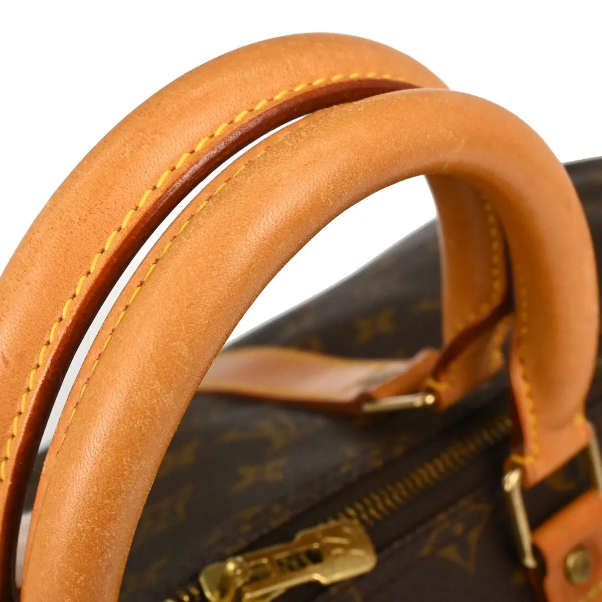 Louis Vuitton Keepall Bag Monogram Canvas Brown Canvas Travel Bag Bag (Pre-Owned)