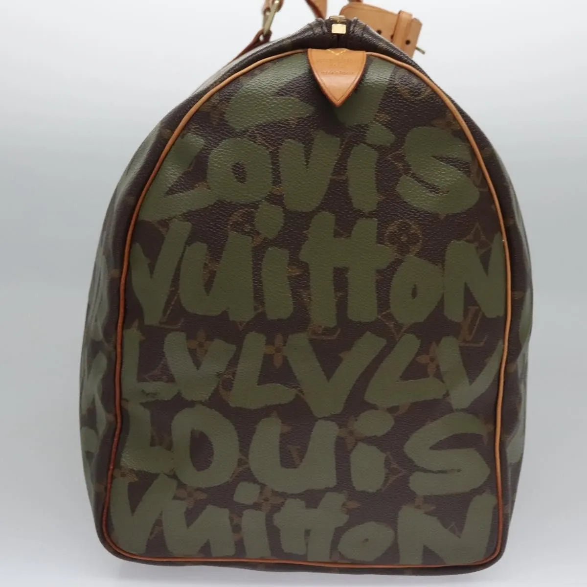 Louis Vuitton Keepall Limited Khaki Canvas Travel Bag Bag (Pre-Owned)