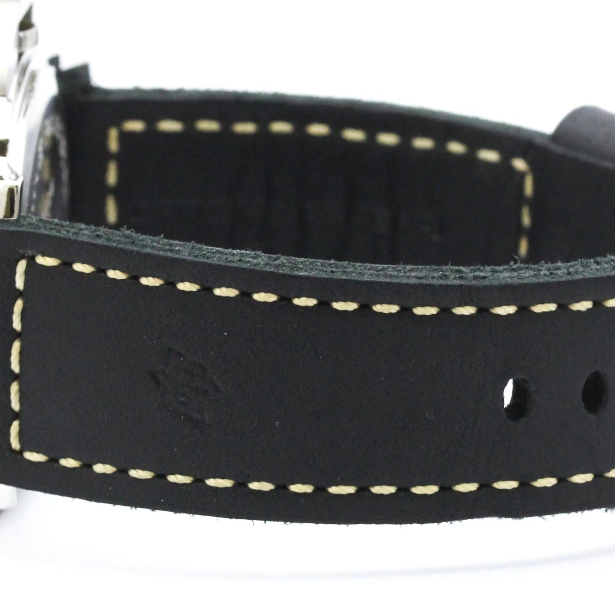 Panerai Luminor Base Logo Manual Stainless Steel And Leather Watch (Pre-Owned)