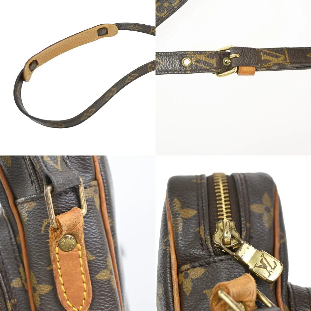 Louis Vuitton Amazone Monogram Canvas Brown Canvas Shoulder Bag Bag (Pre-Owned)