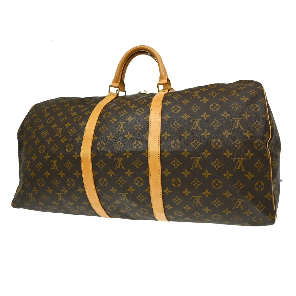 Louis Vuitton Keepall Monogram Canvas Brown Canvas Travel Bag Bag (Pre-Owned)