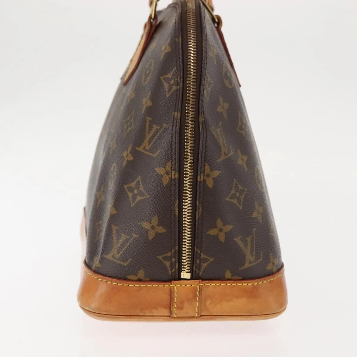 Louis Vuitton Alma Monogram Canvas Brown Canvas Handbag (Pre-Owned)