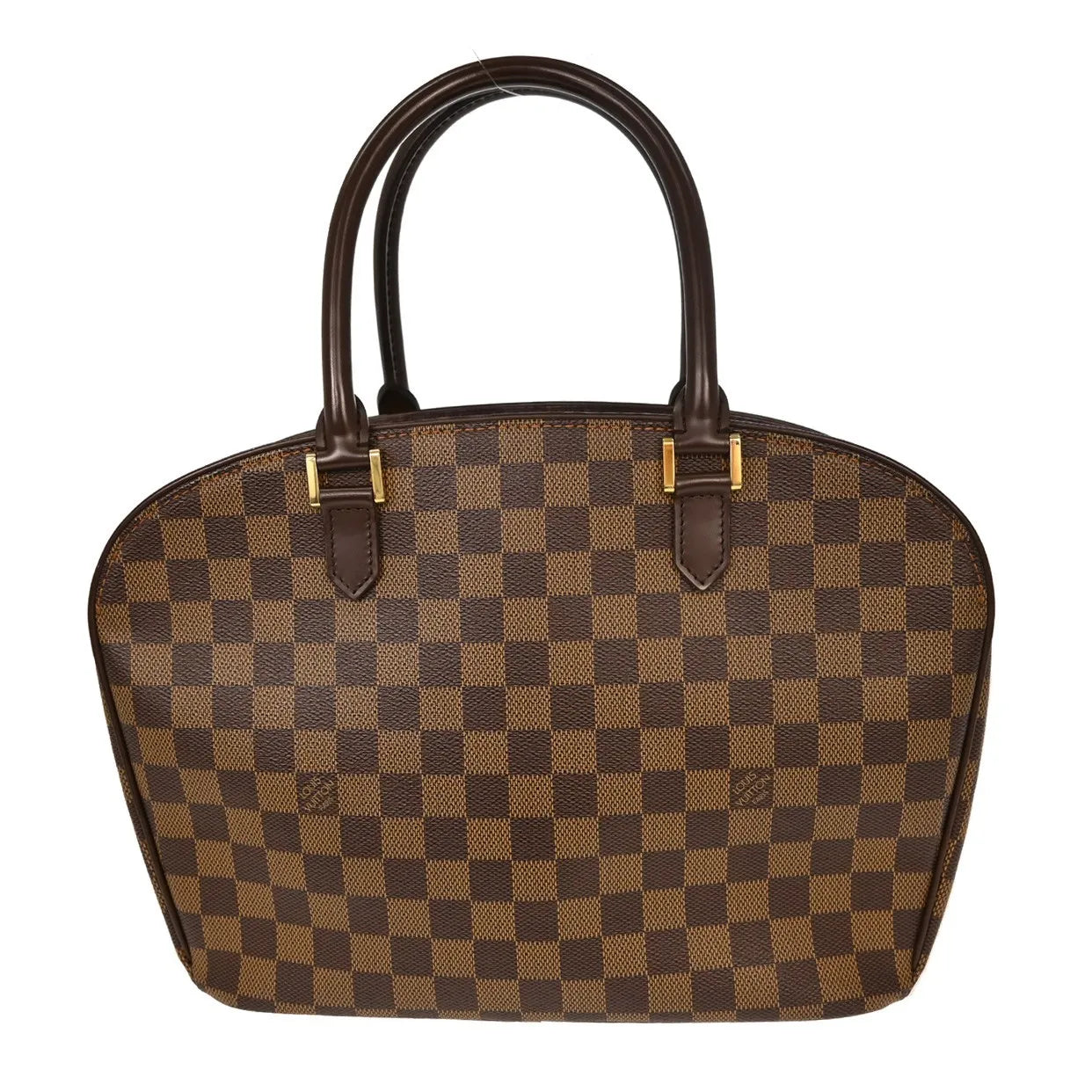 Louis Vuitton Sarria Damier Ebene Brown Canvas Handbag (Pre-Owned)