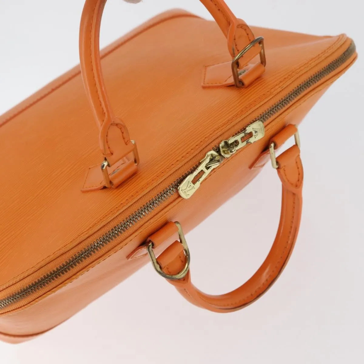 Louis Vuitton Alma Epi Orange Leather Handbag (Pre-Owned)