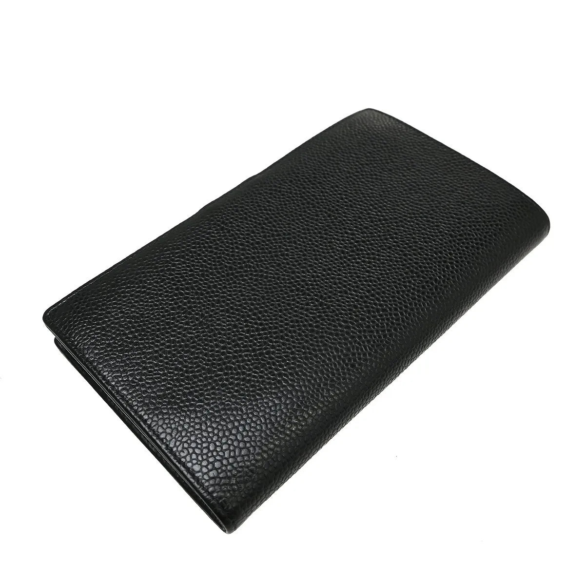 Chanel Timeless Cc French Caviar Black Leather Wallets Accessory (Pre-Owned)