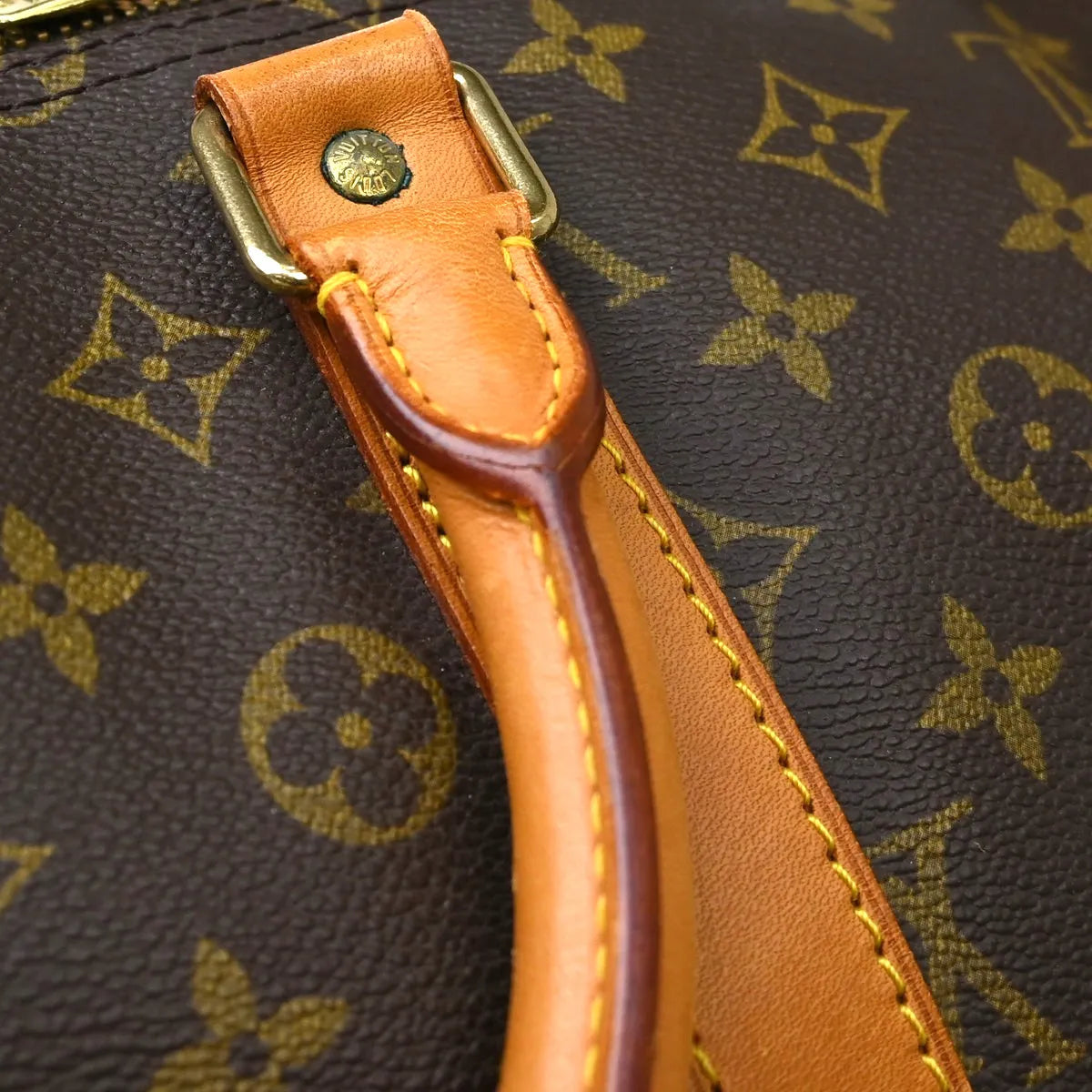 Louis Vuitton Keepall Monogram Canvas Brown Canvas Travel Bag Bag (Pre-Owned)