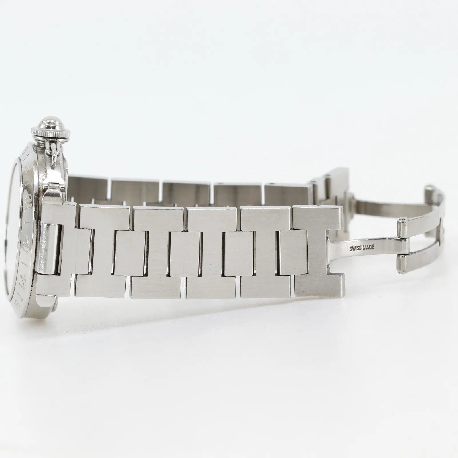 Cartier Pasha C Gmt Automatic Stainless Steel Watch (Pre-Owned)