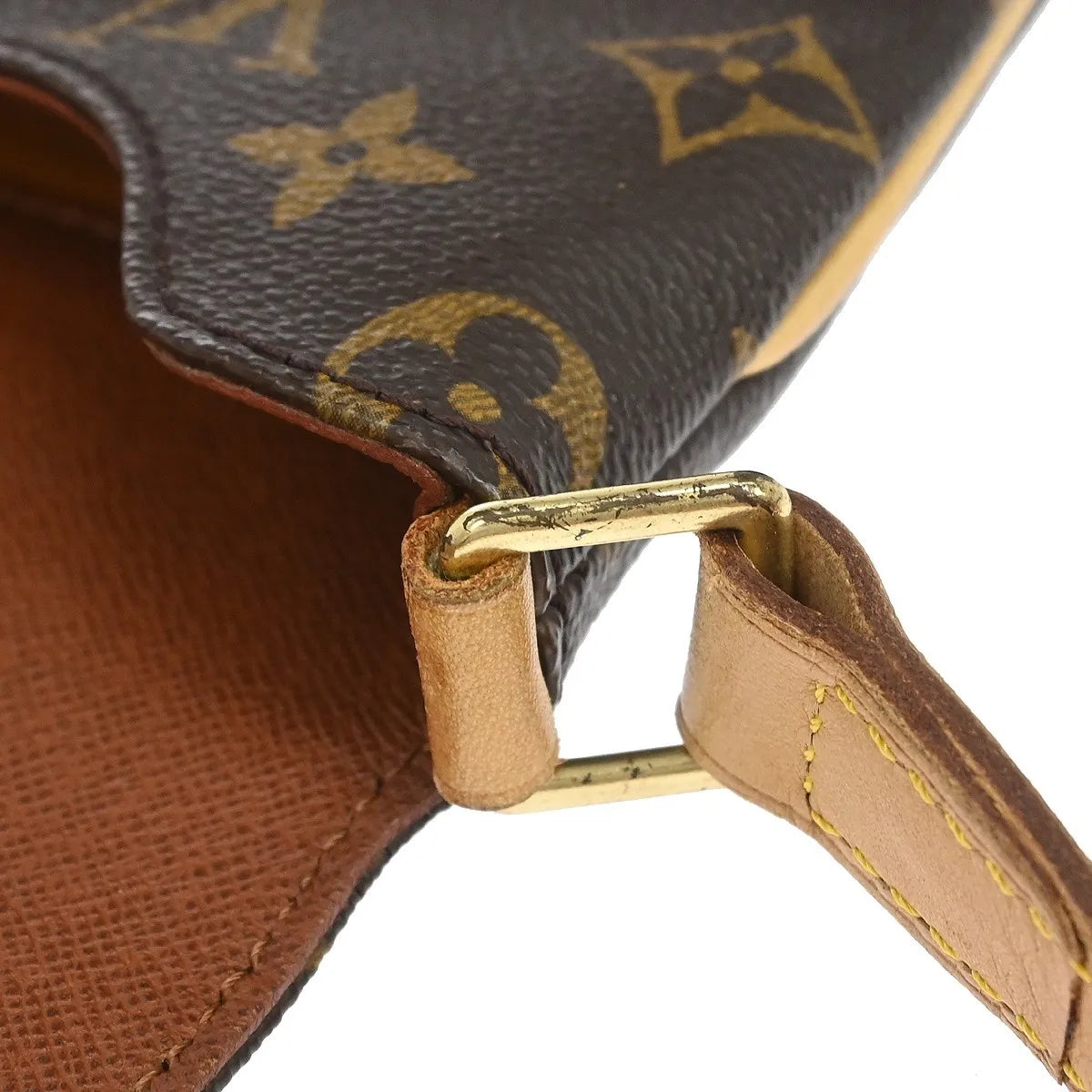 Louis Vuitton Musette Tango Monogram Canvas Brown Canvas Shoulder Bag Bag (Pre-Owned)