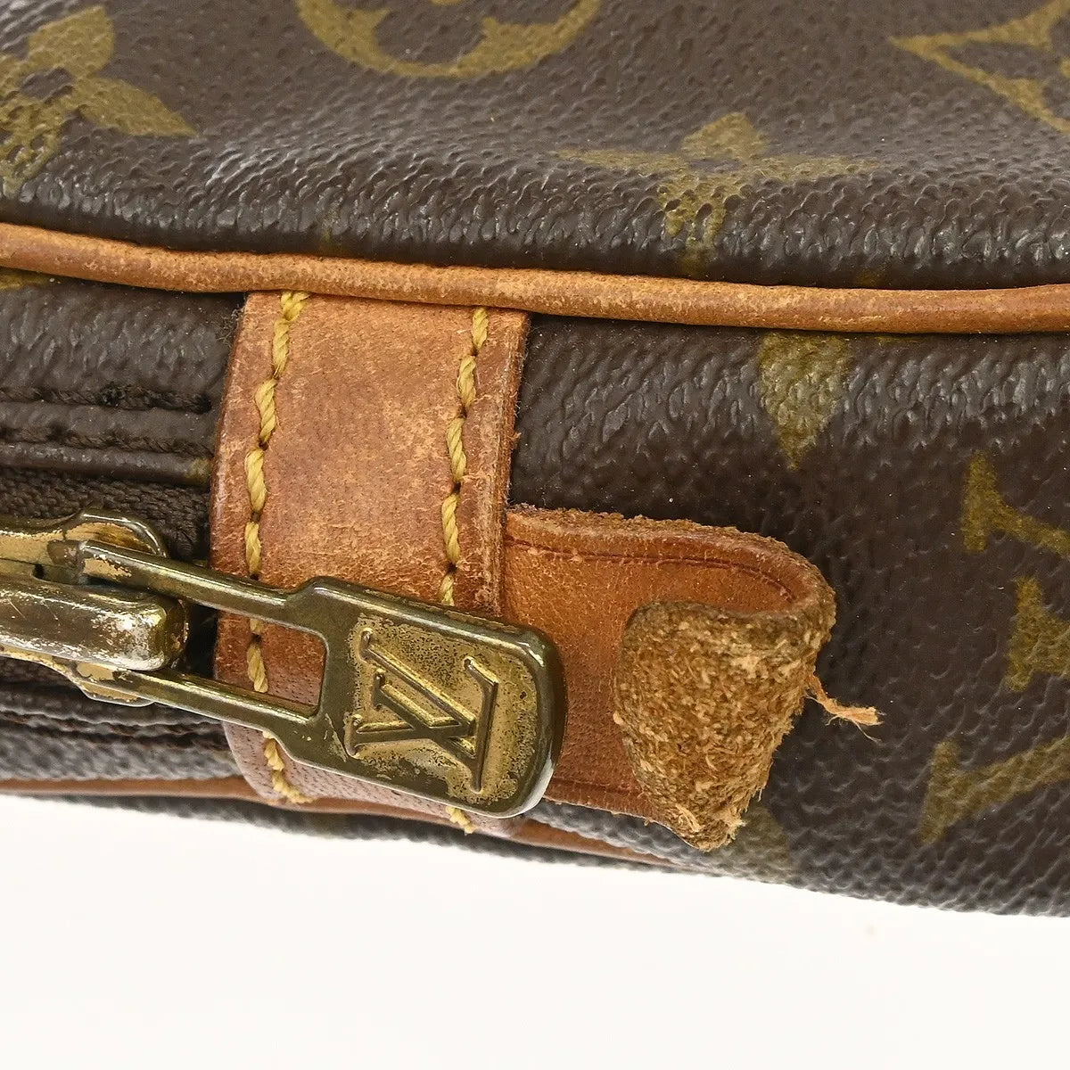 Louis Vuitton Pochette Marly Bandouliere Monogram Canvas Brown Canvas Shoulder Bag Bag (Pre-Owned)