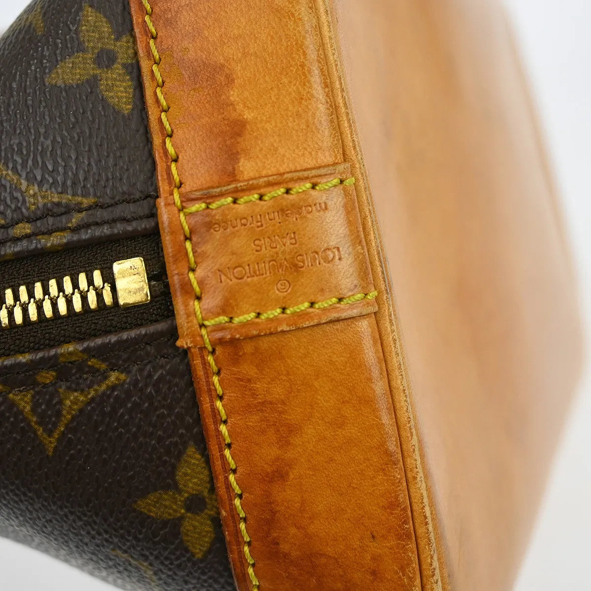 Louis Vuitton Alma Monogram Canvas Brown Canvas Handbag (Pre-Owned)