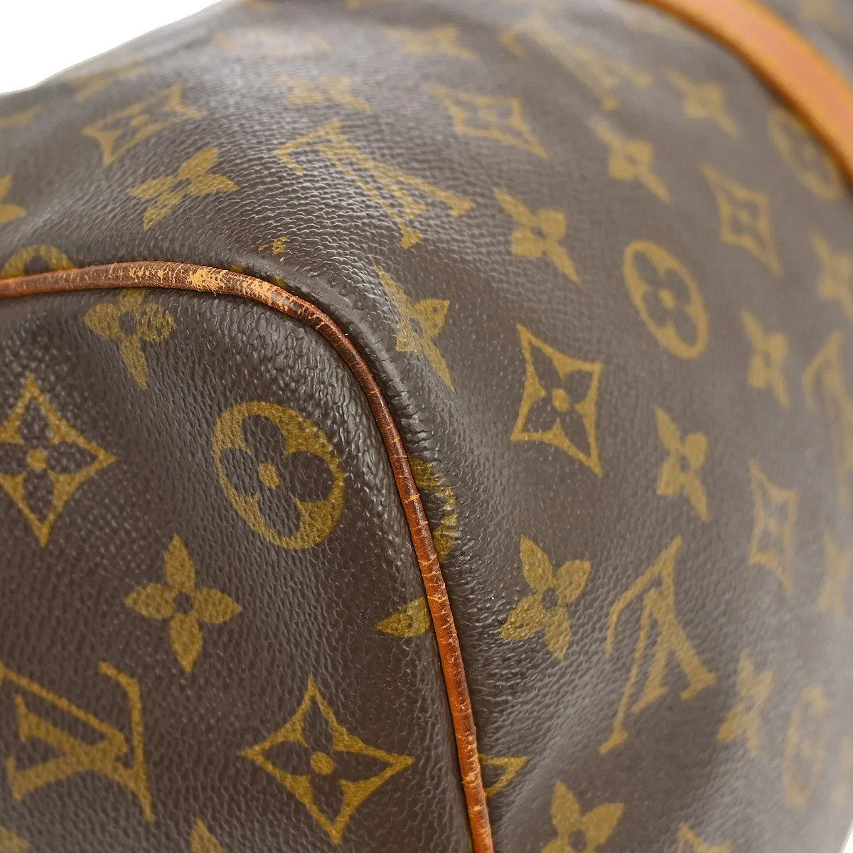 Louis Vuitton Keepall Monogram Canvas Brown Canvas Travel Bag Bag (Pre-Owned)