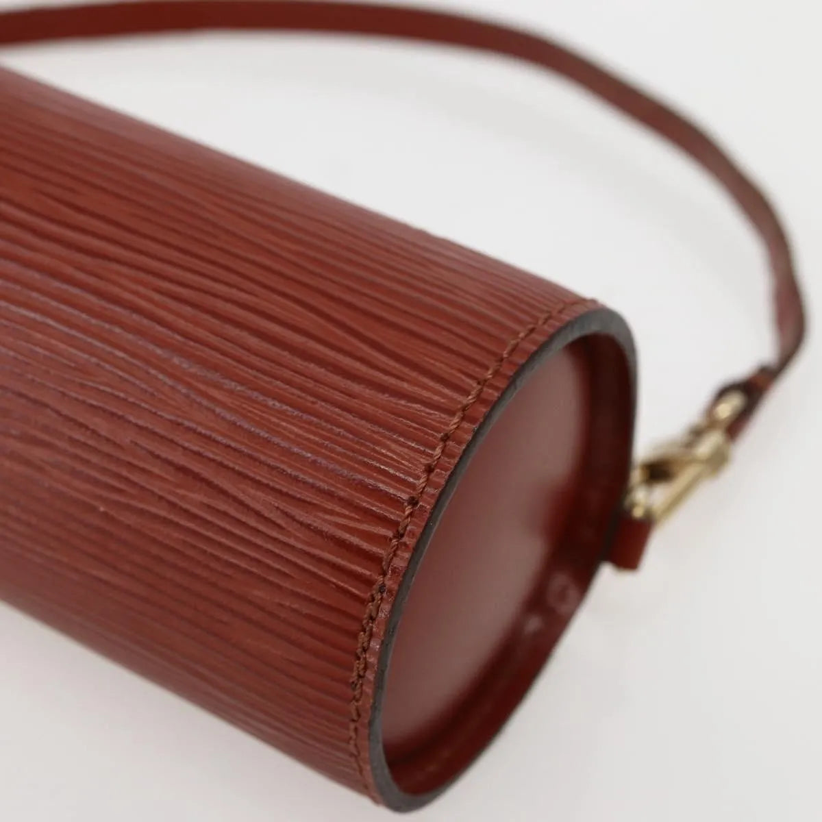 Louis Vuitton Soufflot Pochette Epi Leather Brown Leather Clutche & Pouche Bag (Pre-Owned)