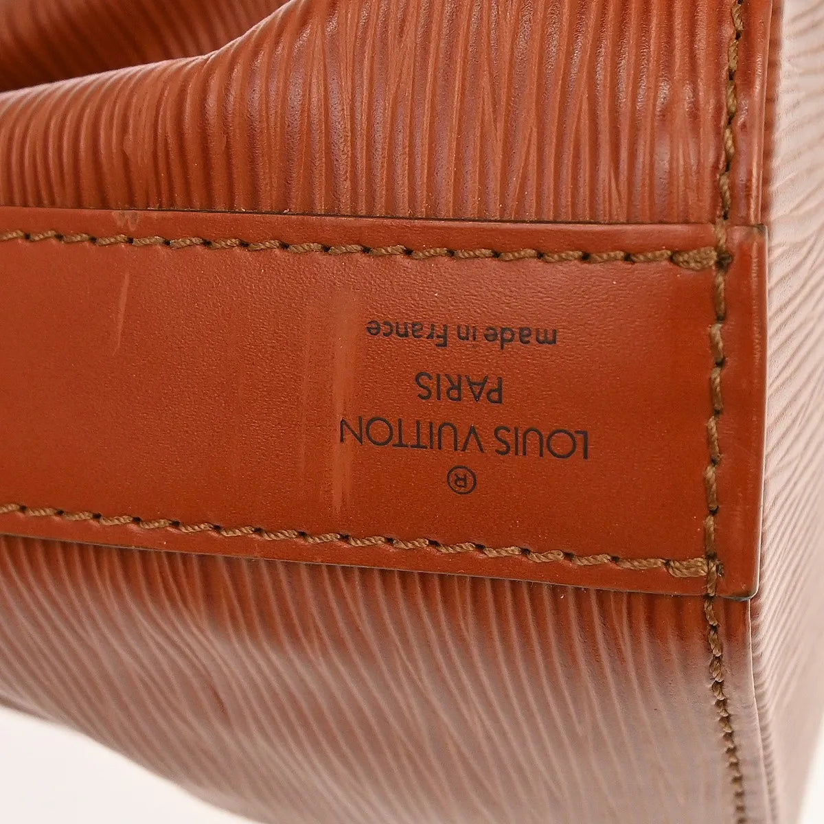 Louis Vuitton Vintage Sac D'epaule Handbag Epi Brown Leather Shoulder Bag Bag (Pre-Owned)