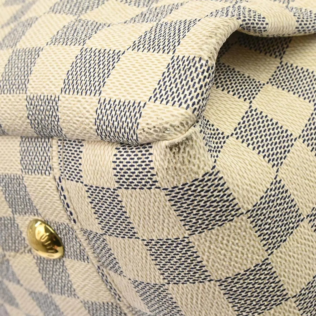 Louis Vuitton Artsy Damier White Canvas Handbag (Pre-Owned)