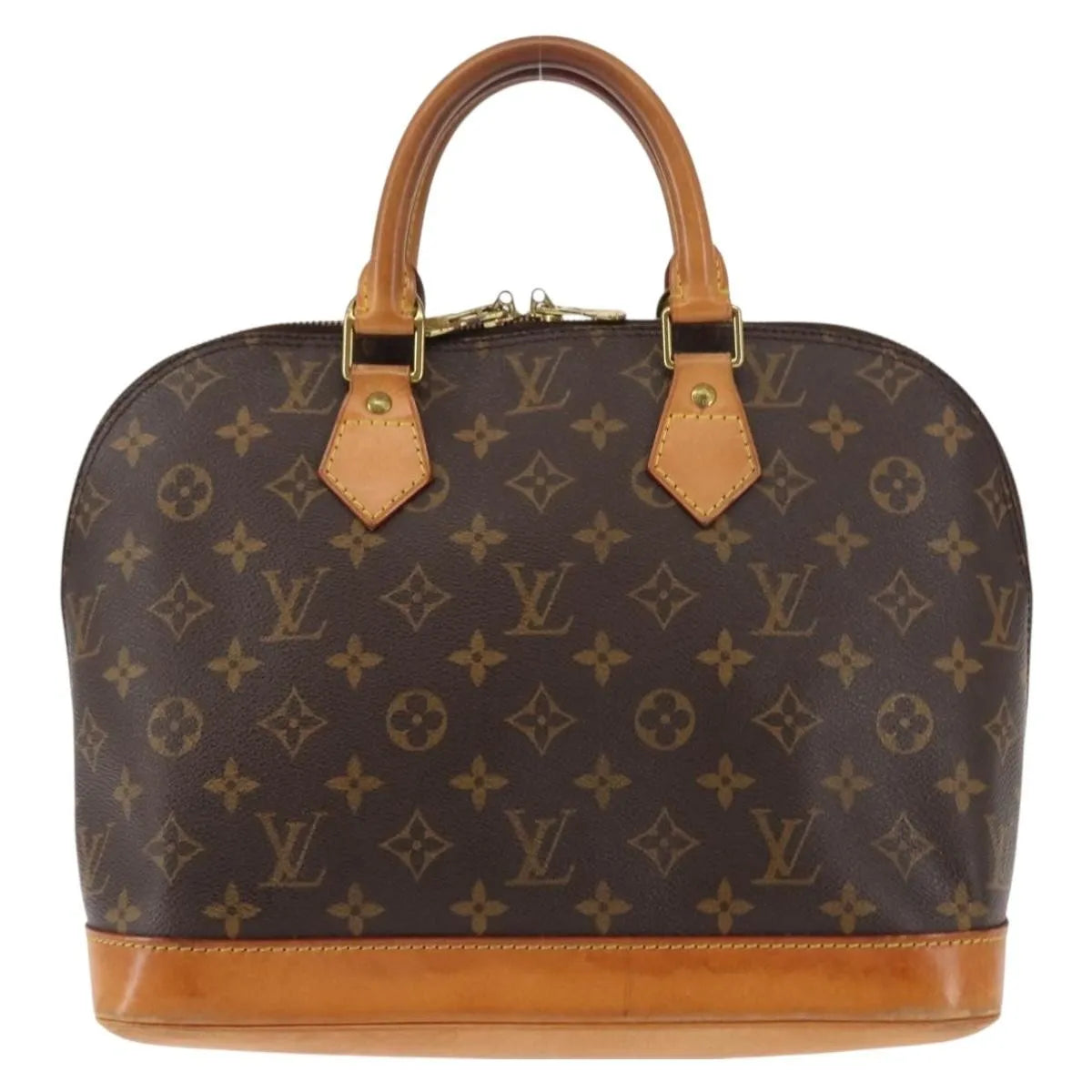 Louis Vuitton Alma Monogram Canvas Brown Canvas Handbag (Pre-Owned)