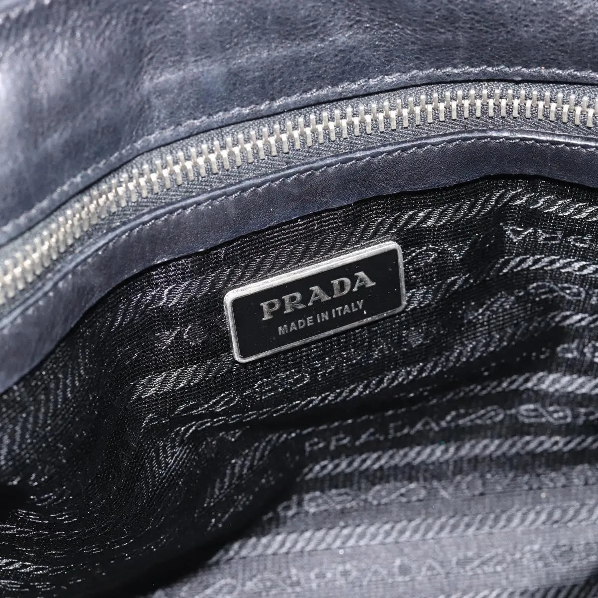 Prada Convertible Shopping Tote Saffiano Leather Saffiano Leather Black Leather Tote Bag Bag (Pre-Owned)