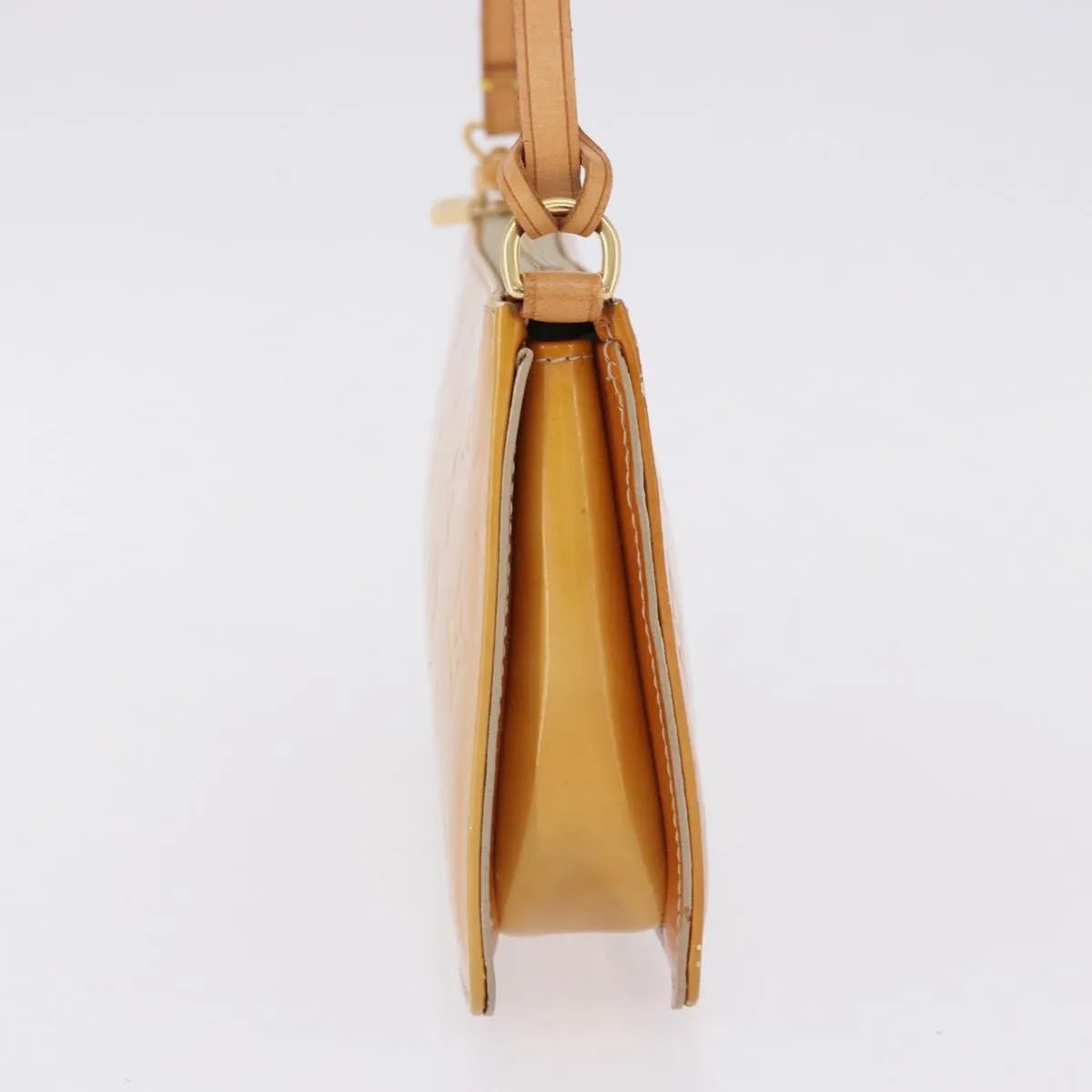 Louis Vuitton Lexington Pochette Monogram Vernis Beige Patent_Leather Clutche & Pouche Bag (Pre-Owned)