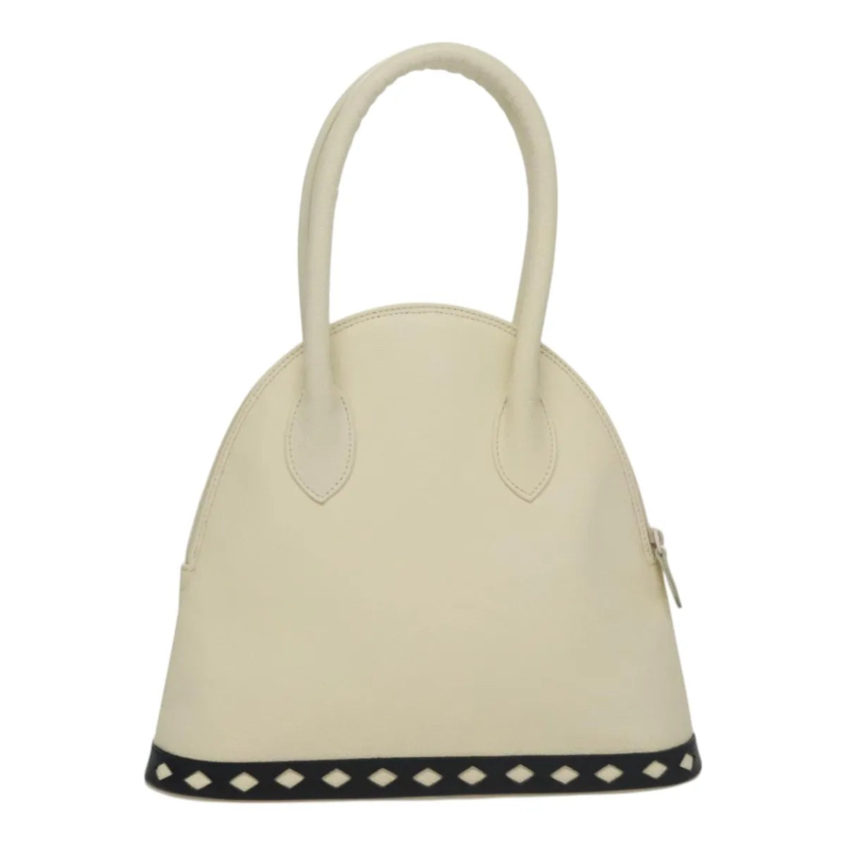 Saint Laurent Vintage Leather White Leather Handbag (Pre-Owned)
