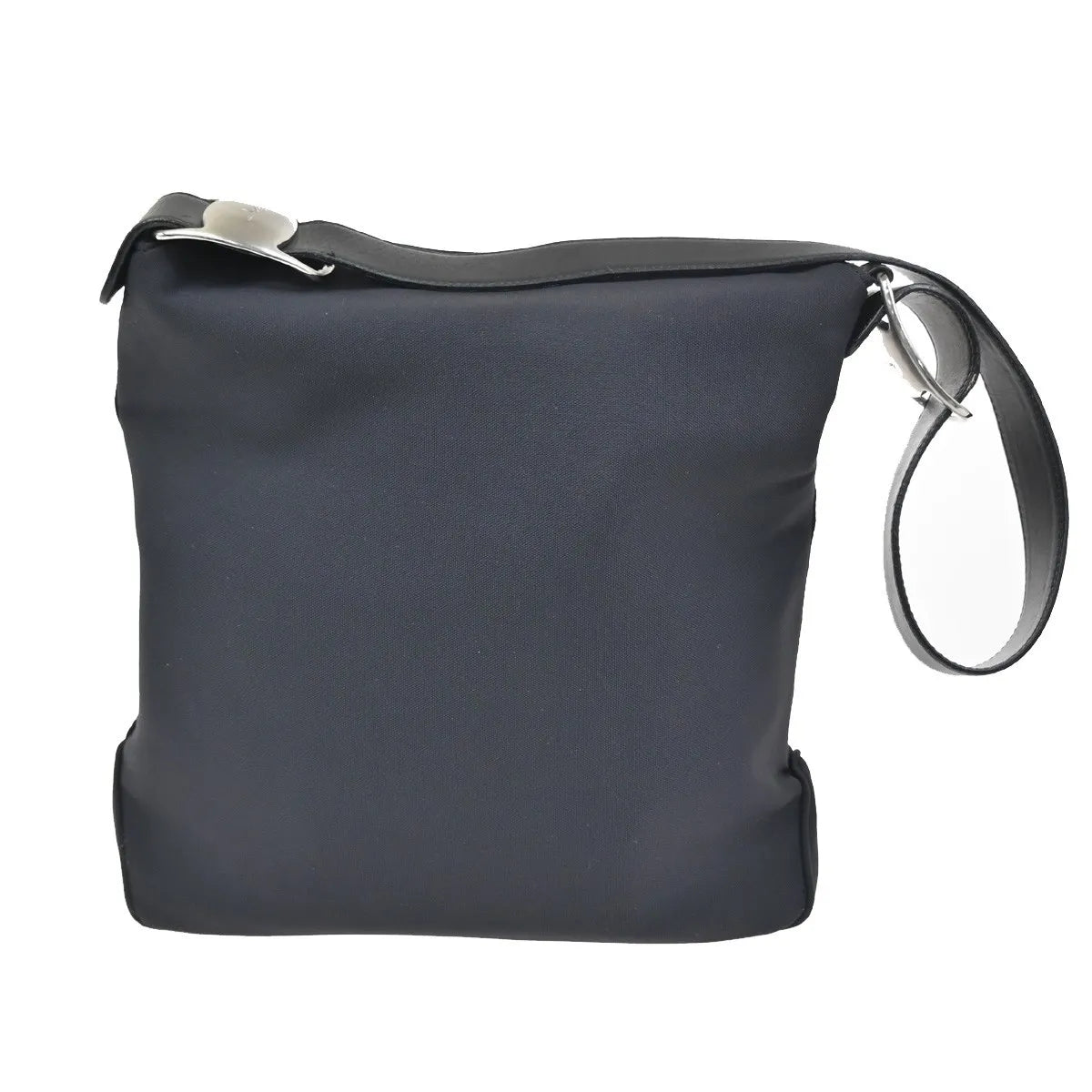 Salvatore Ferragamo Vara Nylon Black Nylon Shoulder Bag Bag (Pre-Owned)