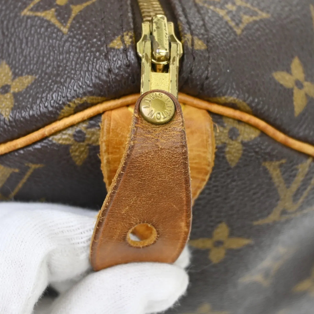 Louis Vuitton Speedy Monogram Canvas Brown Canvas Handbag (Pre-Owned)