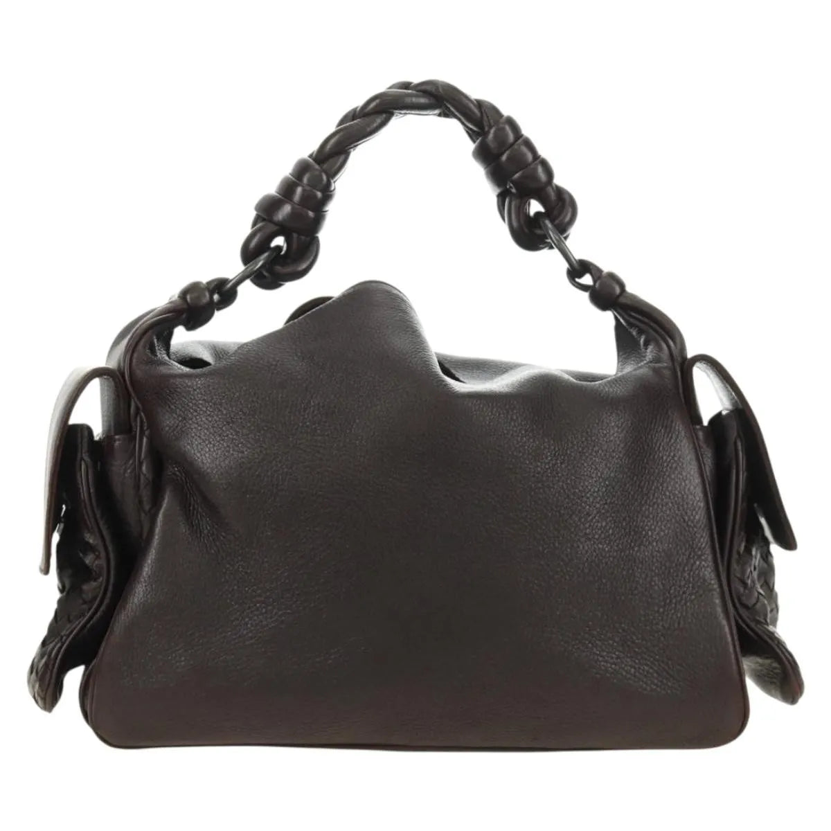 Bottega Veneta Cocker Hobo Leather Brown Leather Handbag (Pre-Owned)