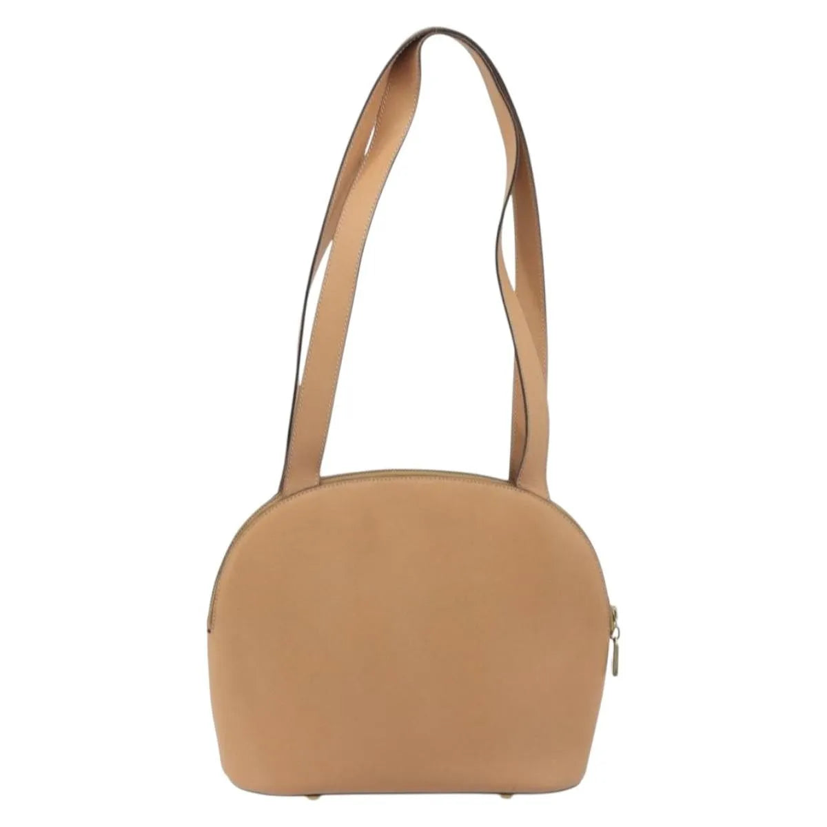 Celine Vintage Leather Beige Leather Shoulder Bag Bag (Pre-Owned)