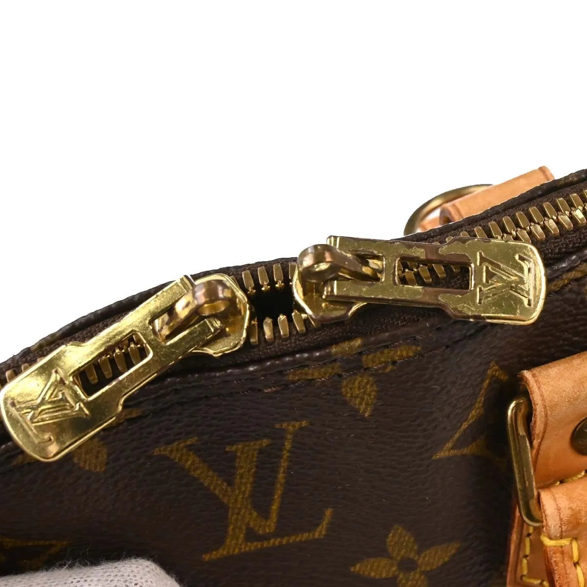 Louis Vuitton Alma Monogram Canvas Brown Canvas Handbag (Pre-Owned)