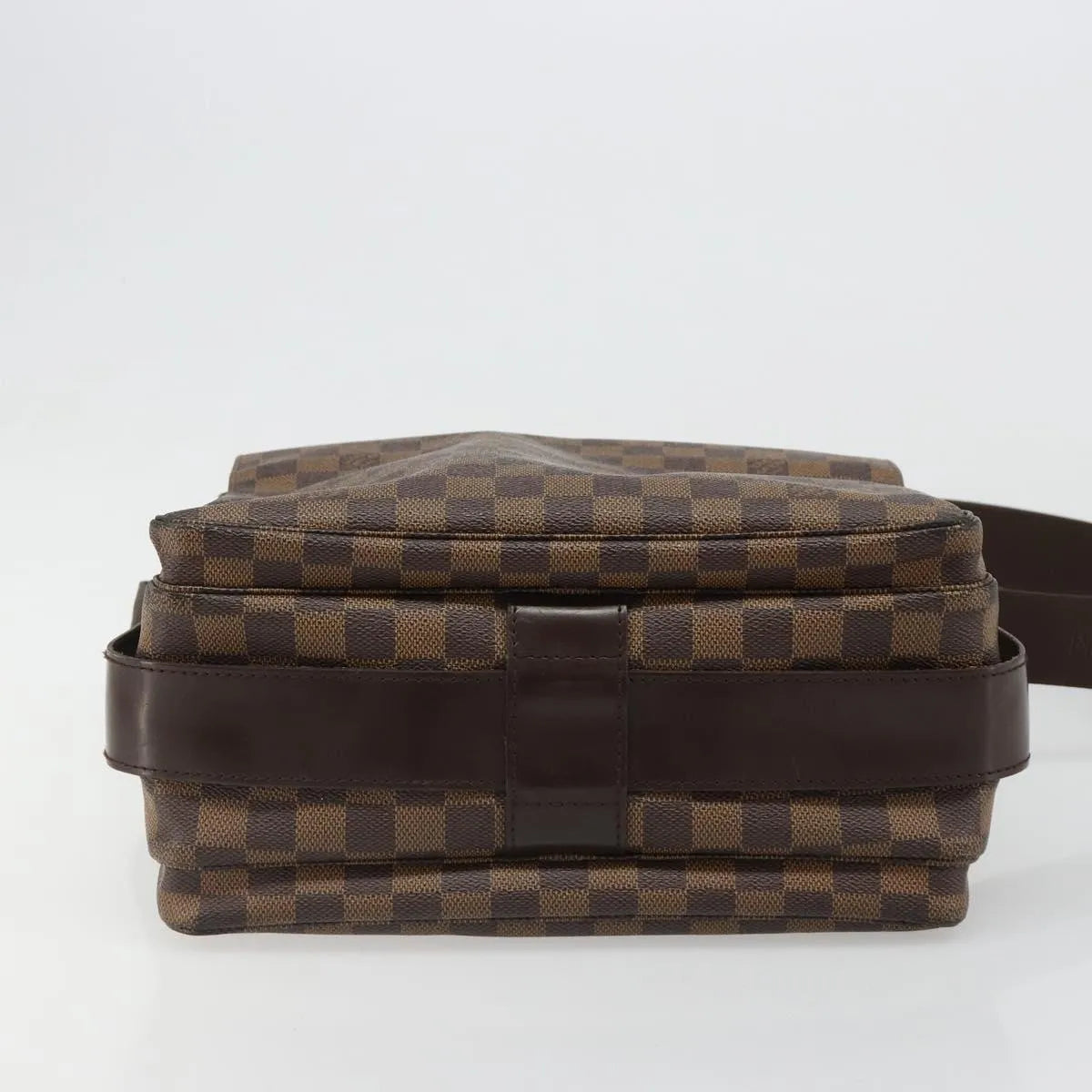 Louis Vuitton Naviglio Damier Ebene Brown Canvas Shoulder Bag Bag (Pre-Owned)