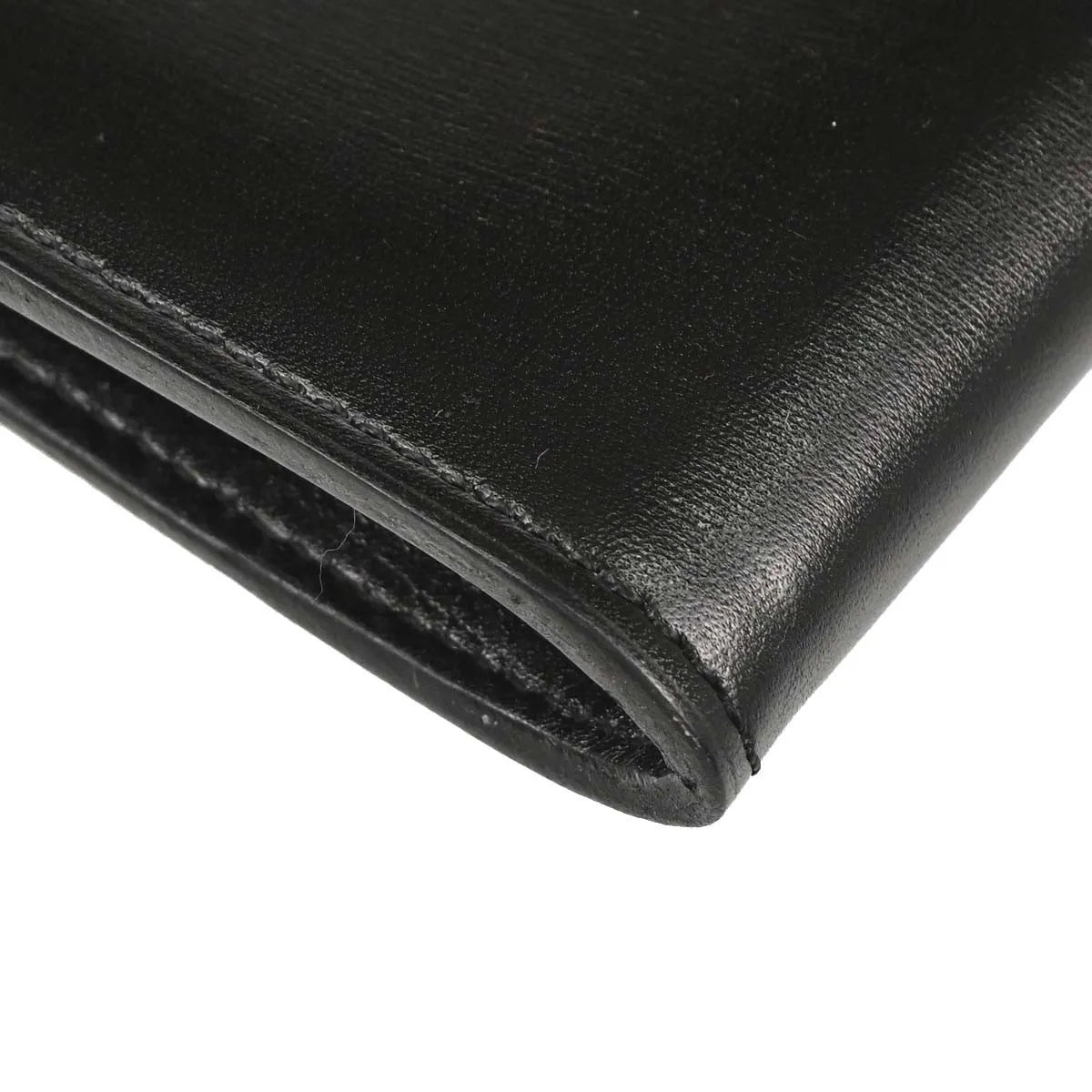 Hermes Onimaitou Pochette Box Calf Black Leather Clutche & Pouche Bag (Pre-Owned)