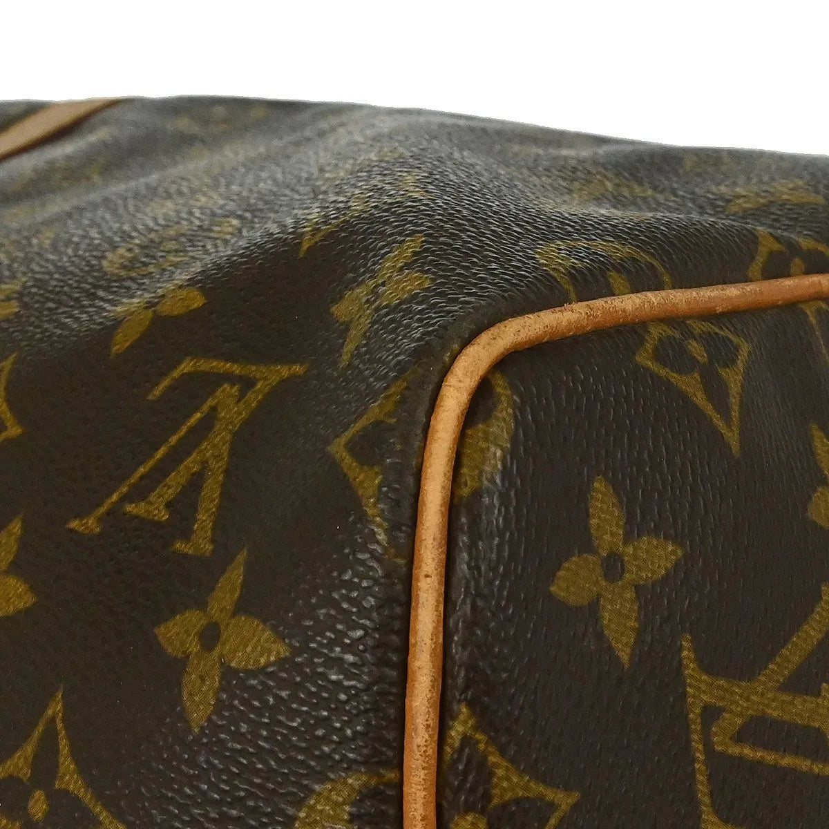 Louis Vuitton Keepall Monogram Canvas Brown Canvas Travel Bag Bag (Pre-Owned)