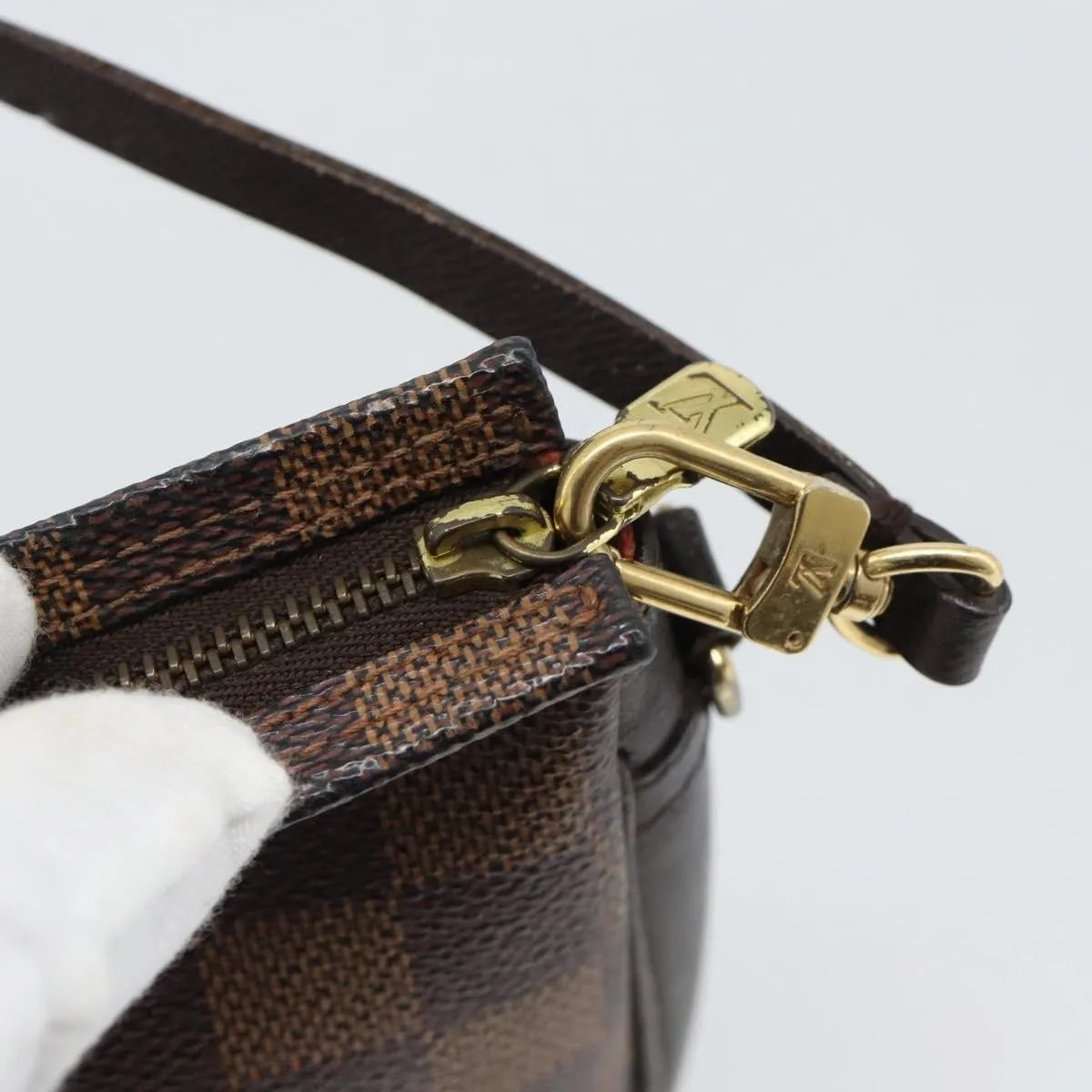 Louis Vuitton Trousse Make Up Damier Brown Canvas Clutche & Pouche Bag (Pre-Owned)