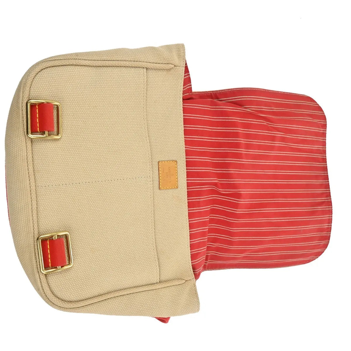 Louis Vuitton Antigua Besace Messenger Canvas Beige Canvas Shoulder Bag Bag (Pre-Owned)