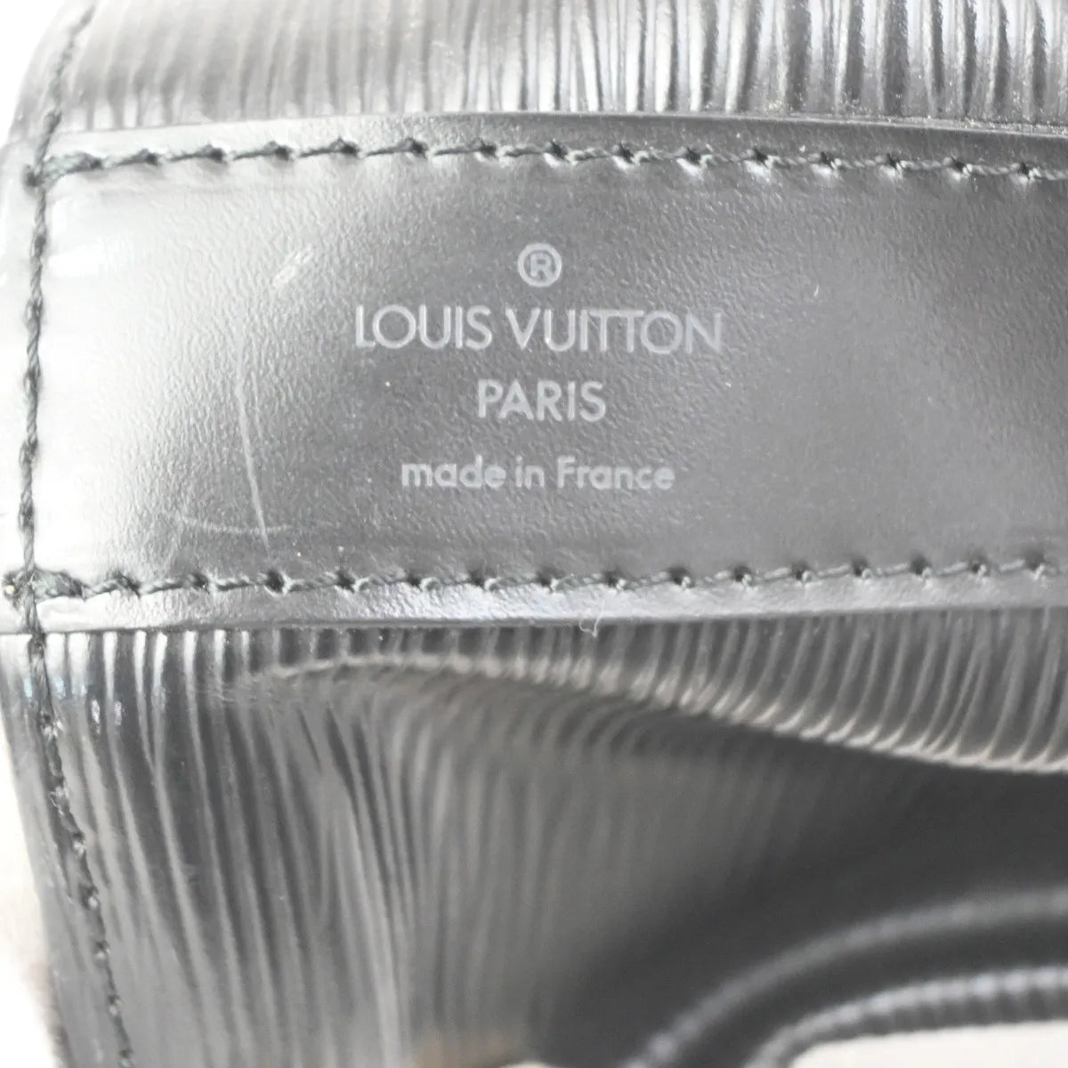 Louis Vuitton Sac A Dos Drawstring Epi Leather Black Leather Backpack Bag (Pre-Owned)