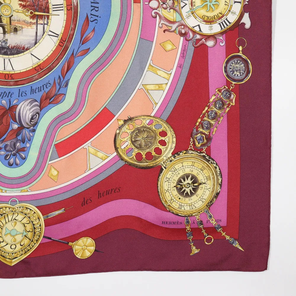 Hermes Carré 90 Silk Multicolor Multicolour Silk Scarve & Shawl Accessory (Pre-Owned)