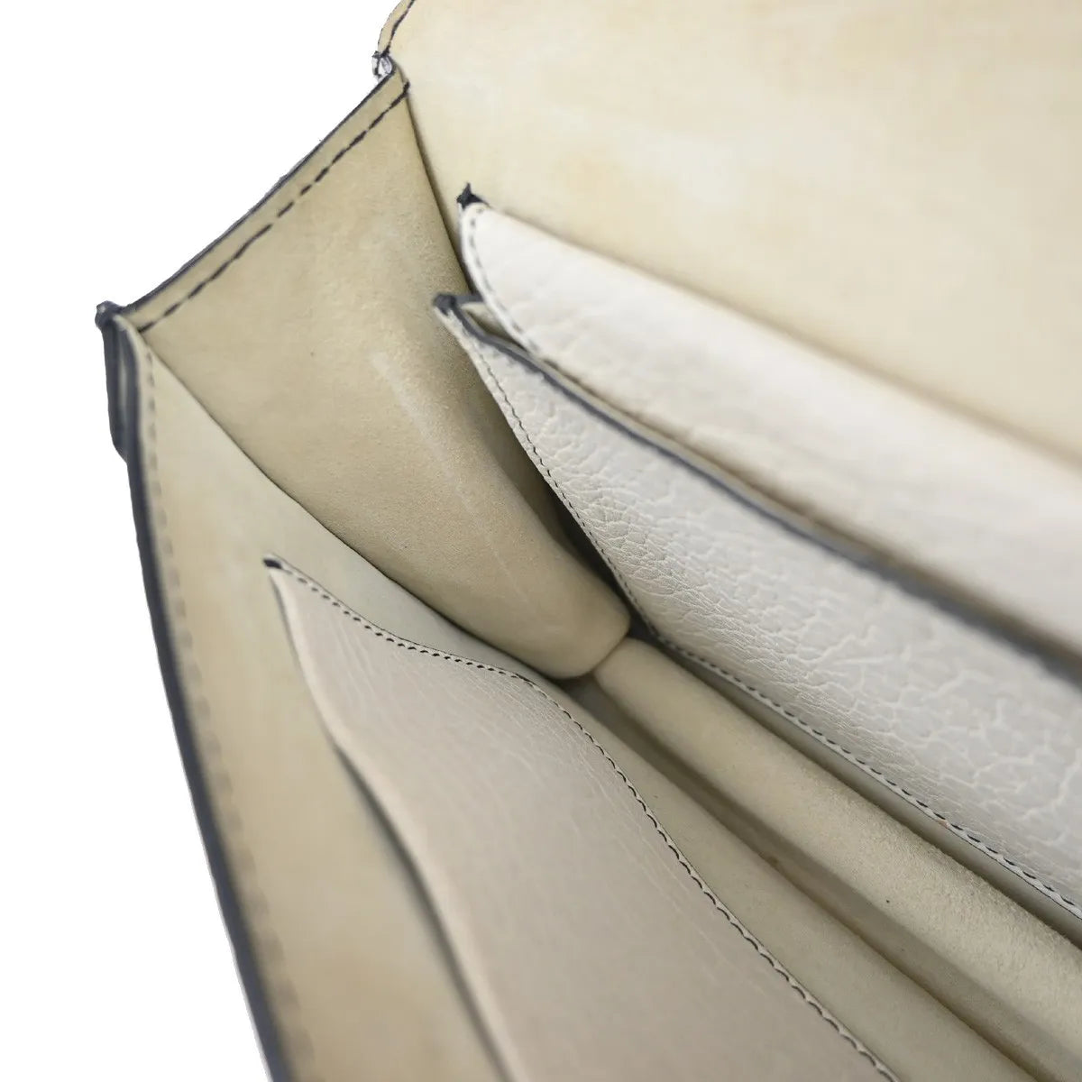 Christian Dior J'adior Flap Canyon Grained Lambskin With Mosaic Detail White Leather Shoulder Bag Bag (Pre-Owned)