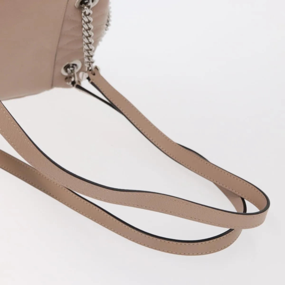 Bally Vintage Leather Pink Leather Backpack Bag (Pre-Owned)