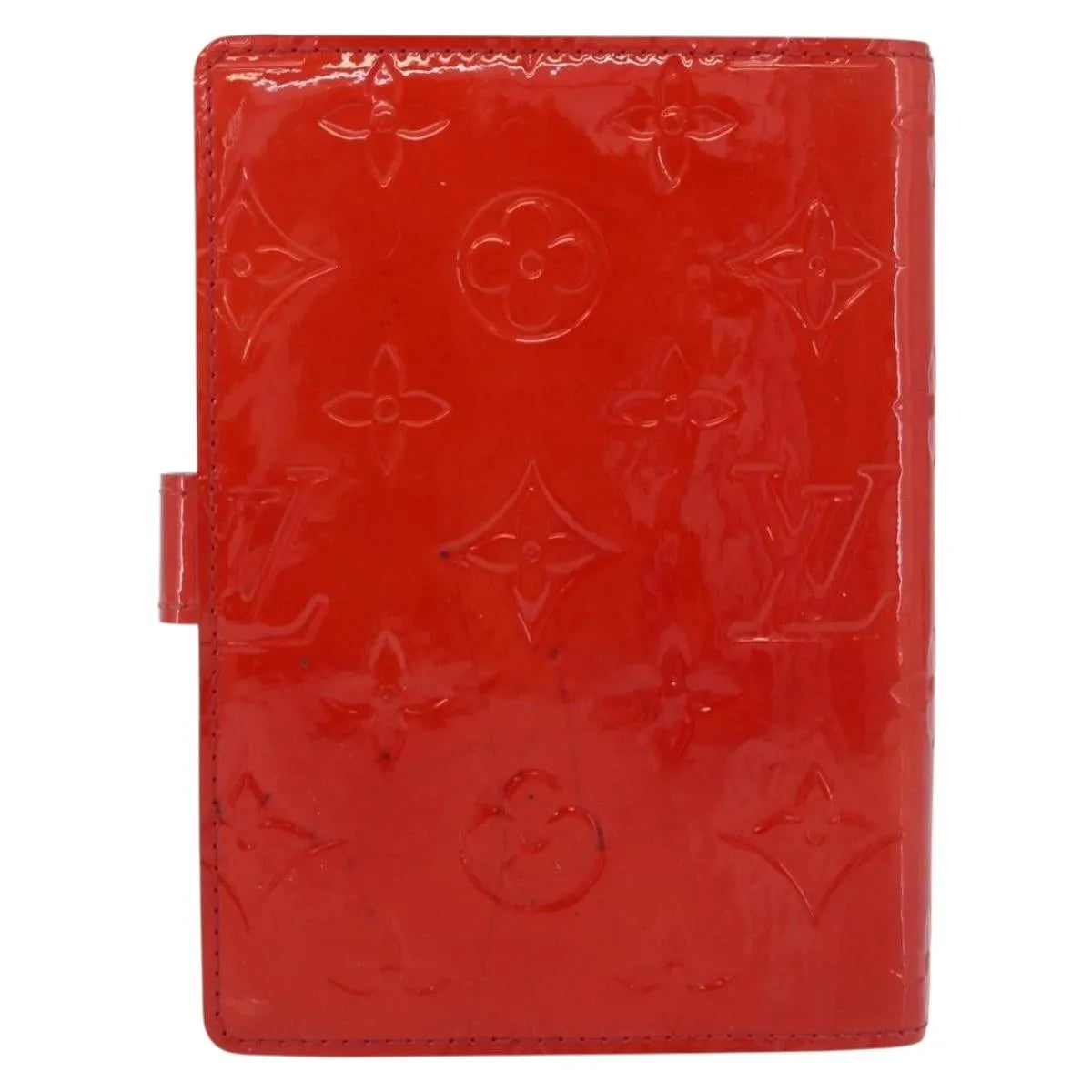 Louis Vuitton Agenda Cover Patent Red Patent_Leather Clutche & Pouche Bag (Pre-Owned)