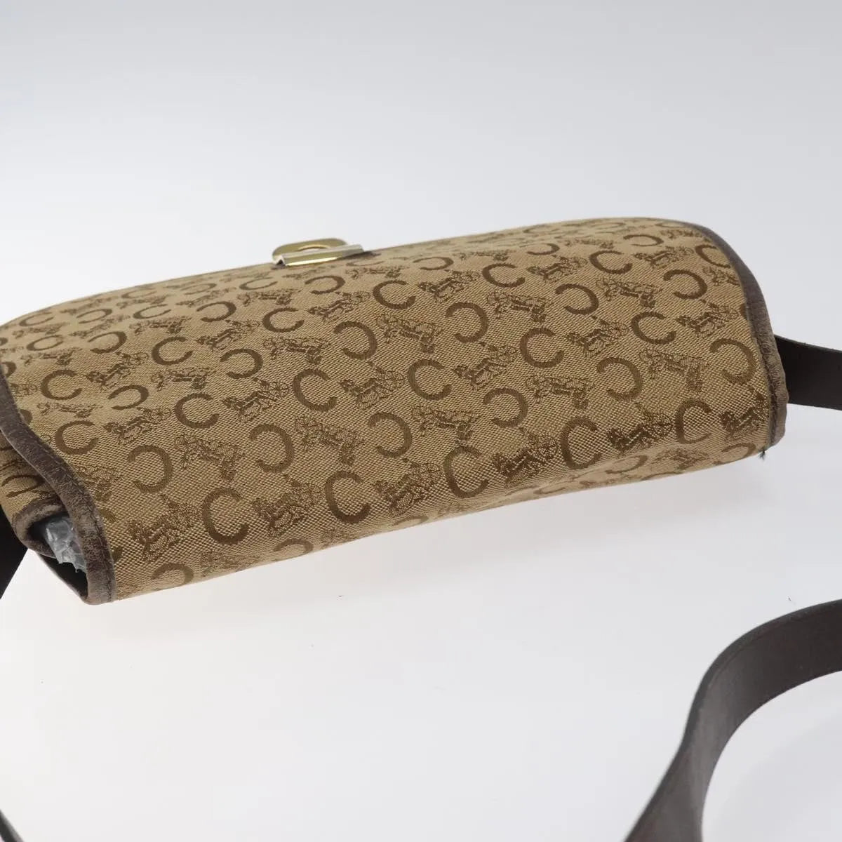 Celine C Sulky Canvas Brown Canvas Shoulder Bag Bag (Pre-Owned)